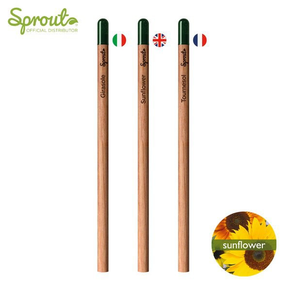 Claps 96144UN - Crayon Écologique avec Graines de Tournesol