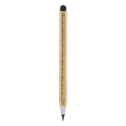 Claps 96171 - Bamboo Hexagonal Pencil with Ruler Function