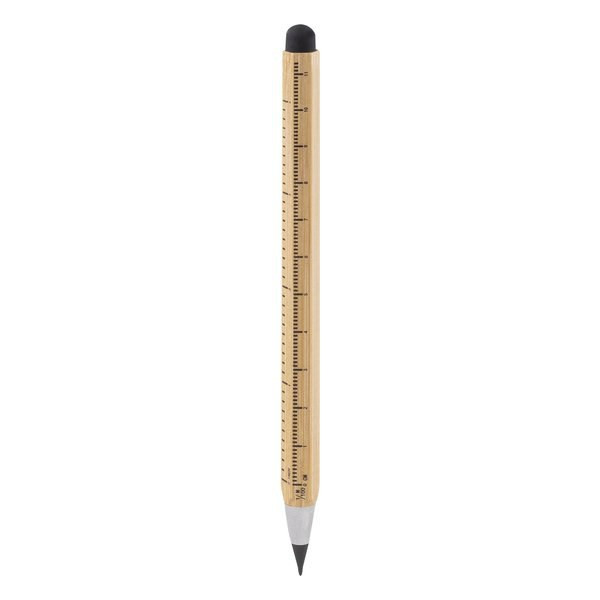 Claps 96171 - Bamboo Hexagonal Pencil with Ruler Function