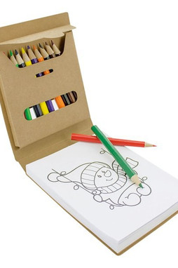Claps 96176 - Creative Drawing Set with Colored Pencils