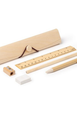 Claps 96183 - Complete Wooden Writing Set with Accessories