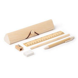 Claps 96183 - Complete Wooden Writing Set with Accessories