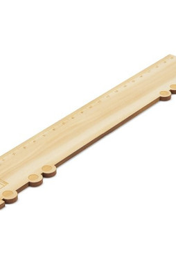 Claps 96188 - Truck-Shaped Wooden Ruler