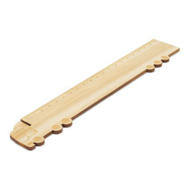 Claps 96188 - Truck-Shaped Wooden Ruler