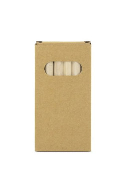 Claps 96206 - Eco-Friendly Set of 6 Colored Pencils in Cardboard