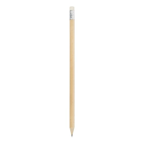 Claps 96208 - Crayon en Bois Naturel avec Gomme