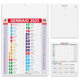Claps 008 - Vibrant Monthly Calendar with Global Holidays