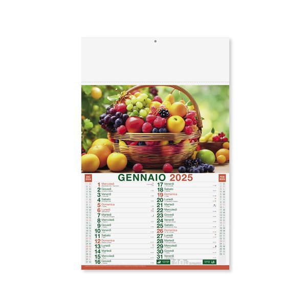 Claps 039 - Calendario Mensile con Festività e Prodotti
