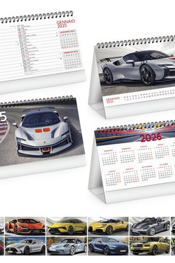 Claps 067 - Calendario Da Tavolo Auto Sportive