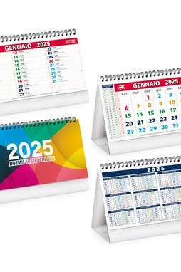 Claps 108 - Calendario da tavolo Colorful