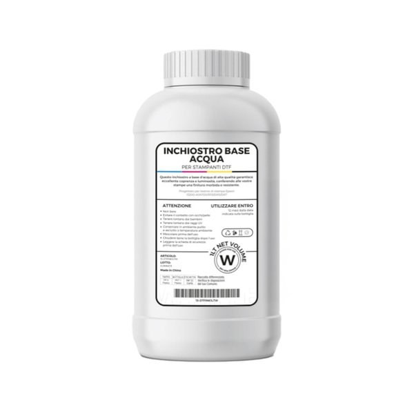 Claps DTFINK1LTW - Premium Water-Based Ink for DTF Printers 1L
