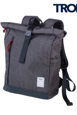 TROIKA BBG51 - Professional Roll Top Backpack with Hidden Pocket