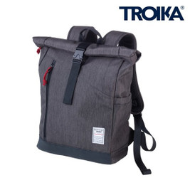 TROIKA BBG51 - Professional Roll Top Backpack with Hidden Pocket