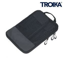 TROIKA BBL56 - Black Compression Travel Packing Cubes