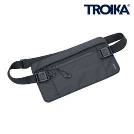 TROIKA BBL57 - Black Waterproof Belt Bag with RFID Protection