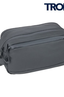 TROIKA BBL65 - Black Water-Repellent Toiletry Bag
