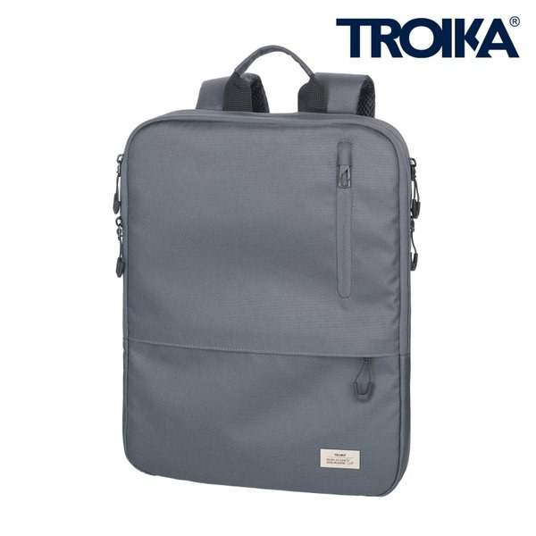 TROIKA BCO33 - Expandable Ocean Plastic Laptop Backpack