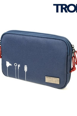 TROIKA BGO44 - Eco-Friendly Tech Accessory Organizer Pouch
