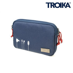 TROIKA BGO44 - Eco-Friendly Tech Accessory Organizer Pouch