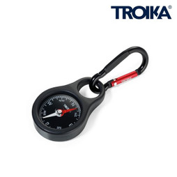 TROIKA COS10 - Adventure Keyring with Compass and Carabiner
