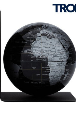 TROIKA G1306 - Magnetic Globe with Metal Bookend Stand