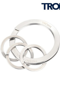 TROIKA KR2310 - Fingernail-Friendly Keyring System