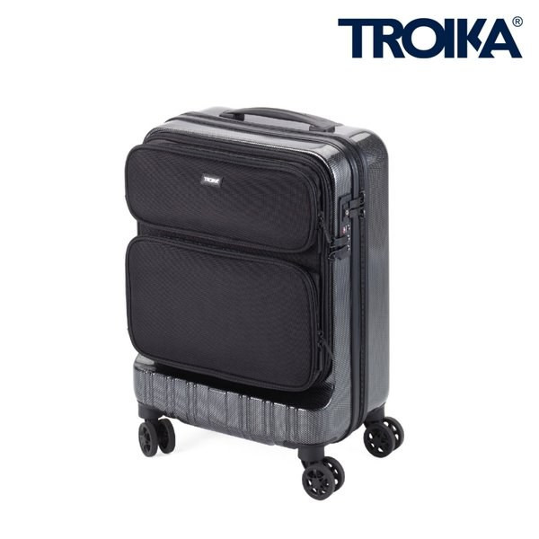 TROIKA LUG02 - Business Trolley with TSA Lock and Laptop Compartment