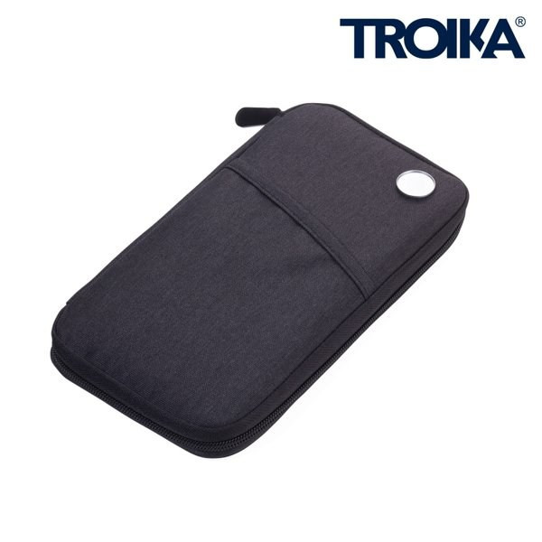 TROIKA TRV20A - Porte-Documents de Voyage Sécurisé avec Protection RFID