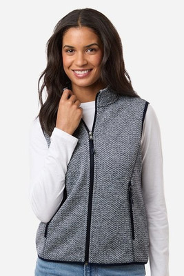 North End NE731W - Women's Jasper Jacquard Fleece Vest