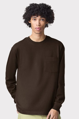 American Apparel 9410 - Unisex Super Heavyweight Long Sleeve Pocket Tee