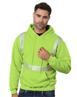 Bayside 3739 - Unisex USA-Made High Visibility Hooded Sweatshirt