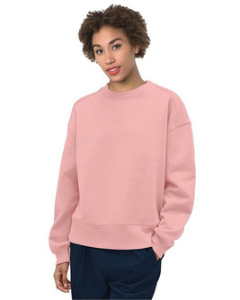 Bayside 7702 - Women's USA-Made Fleece Crewneck Sweatshirt