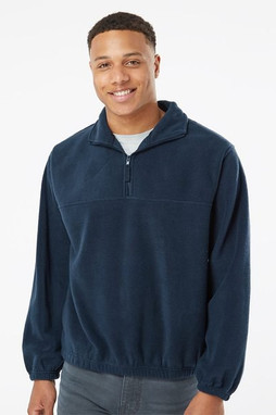 Burnside 3052 - Mens Polar Fleece Quarter-Zip Pullover