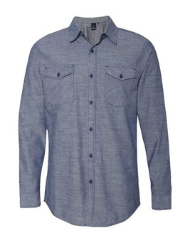 Burnside 8255 - Camisa de chambray para hombre