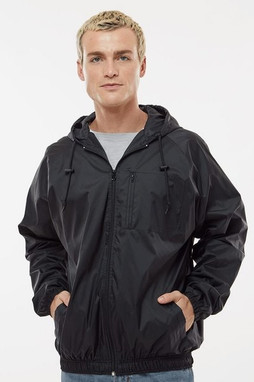 Burnside 9728 - Unisex Mentor Hooded Coachs Jacket