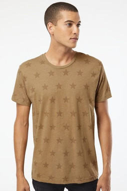 Code Five 3929 - Mens Star Print Tee
