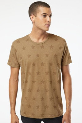 Code Five 3929 - Men's Star Print Tee