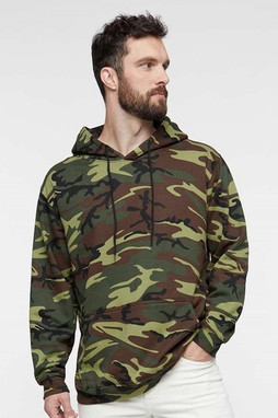 Code Five 3969 - Unisex Camo Fleece Hoodie Sweatshirt