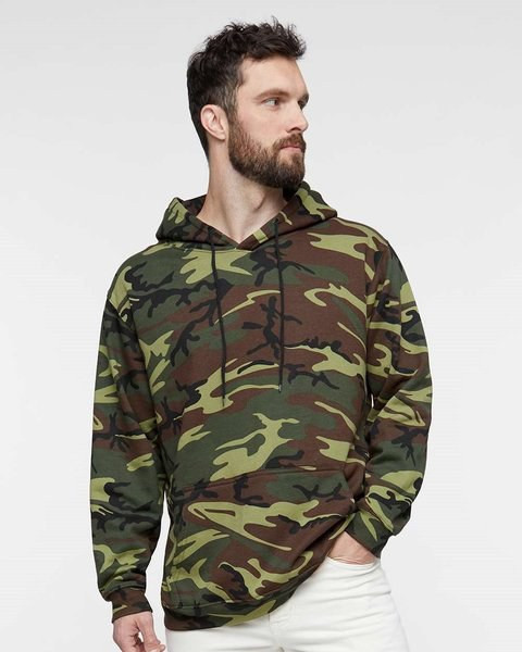 Code Five 3969 - Unisex Camo Fleece Hoodie Sweatshirt