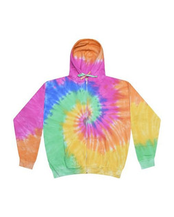 Colortone 8888 - Unisex Tie-Dyed Full-Zip Hooded Sweatshirt