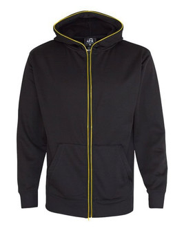 J. America 8668 - Sudadera con capucha y cremallera completa Glow para hombre