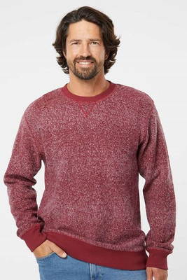 J. America 8712 - Sudadera Unisex Aspen Fleece Crewneck