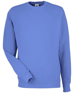 J. America 8731 - Unisex Pigment-Dyed Fleece Crewneck Sweatshirt