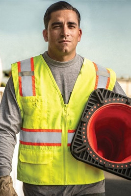 Kishigo 1163-1164 - Unisex Ultra-Cool™ Solid Front Vest with Mesh Back