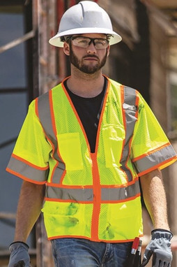 Kishigo 1242-1243 - Unisex Ultra-Cool™ Six-Pocket Mesh Surveyor’s Vest