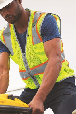 Kishigo 1510-1511 - Unisex Premium Brilliant Series® Heavy-Duty Class 2 Vest