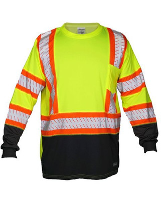 Kishigo 9181 - Camiseta de manga larga unisex DOT Clase 3