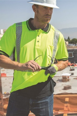 Kishigo 9220 - Polo unisex Premium Black Series® de alto rendimiento