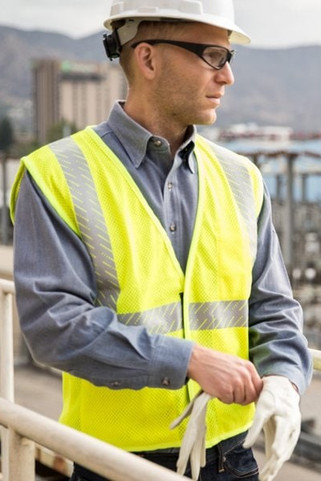 Kishigo FM389 - Mens Flame Resitant Breathable Mesh Vest