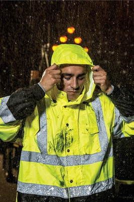 Kishigo RWJ102-103 - Chaqueta impermeable unisex Storm Cover